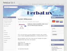 Tablet Screenshot of herbalux.de